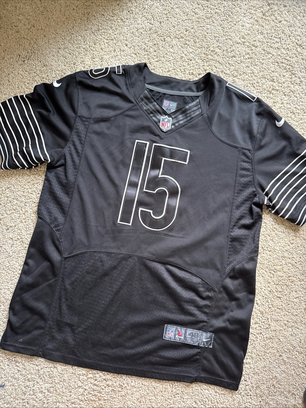 CHICAGO BEARS BRANDON MARSHALL 15 NAVY NFL JERSEY